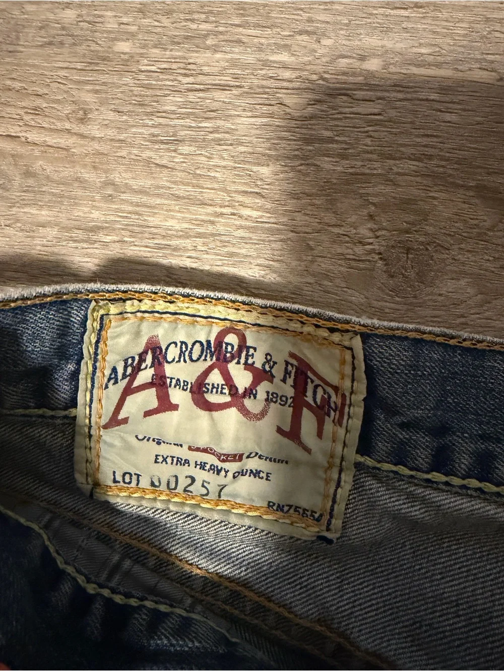 Vintage Abercrombie & Fitch Bootcut Jeans Men 31x32 Distressed Y2K Style 4008